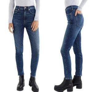 AGOLDE Roxanne Super High Rise Skinny Denim Blue Jean Jeans Size 26